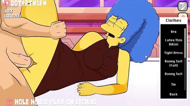 Slutty Marge Gets a Cream Pie in the Hole at the Whorehouse