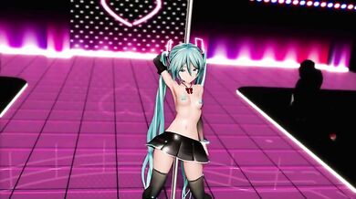 Miku's Sensual Stripper Pole Workout