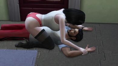 Hinata's Femdom Elastication of 2B's Stretched Vagina