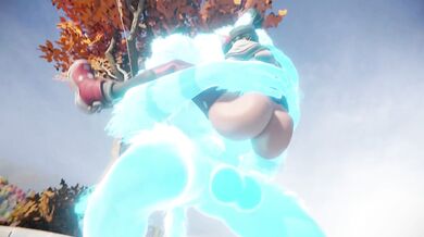Kitsune fucks Kiriko in the ass [Rekin3D]
