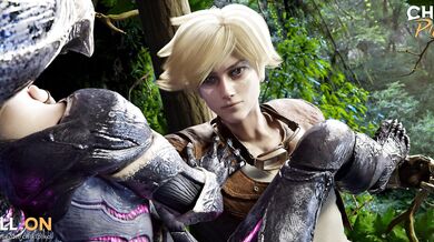 - Ezreal's explosive cumshot after Kaisa's deepthroat worship