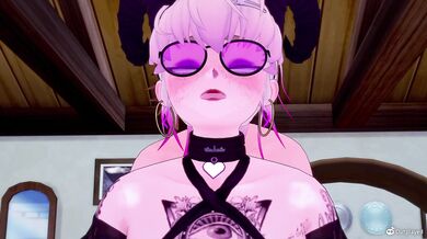 Demon-Faced Femboy Gives Epic Blowjobs!