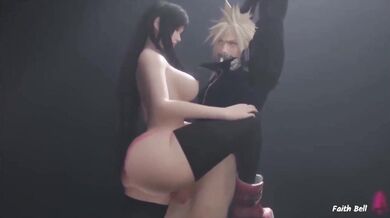Masturbating to Final Fantasy Characters in a Compilation