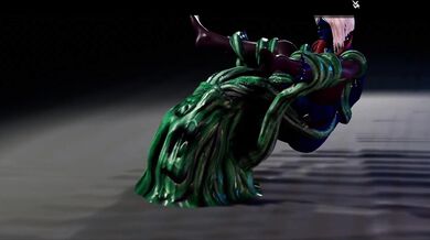 Tentacled Creature's Rough Dominion Over Slutty Blue Skin MILF