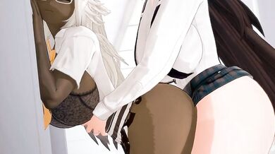 Big Dicked Futa Goddess Takes Over the School and Turns a Virgin Girl Into Her Sex Slave