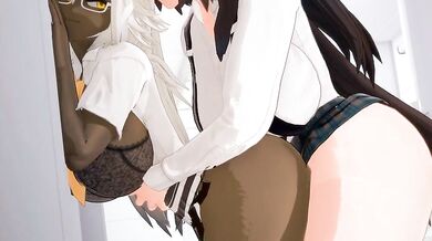 Big Dicked Futa Goddess Takes Over the School and Turns a Virgin Girl Into Her Sex Slave