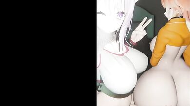 Wet & Juicy - Squirt Queen Okashi x Hot Young Thing Kiaralicious!