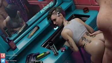 Busty Secretary Judy Gets Naughty at Work