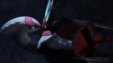 Sweet Dreams with a Pokémon Slut and Her Dragon-like Creature's Fiery Cock