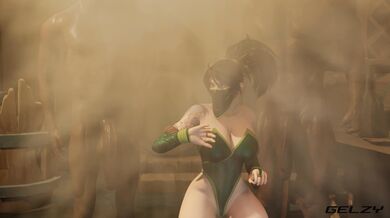 BDSM Fantasy: Blacked Akali in Bondage Play with Gelzy's Anal Exploits