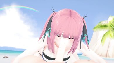 One-on-One Beach Blowjob POV