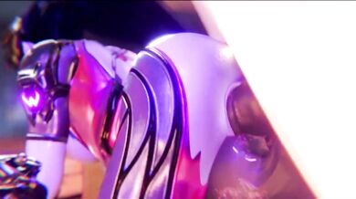 Widowmaker's Pussy Devours Horse Dick