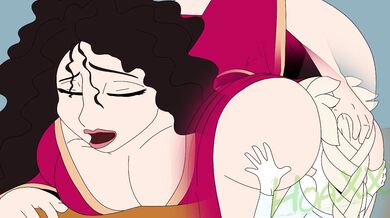 Mother Gothel's Ass Eaten by Disney's Frozen Queen Elsa