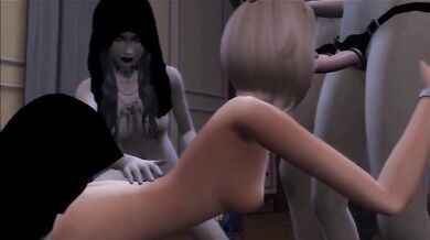 Evil Desires Unleashed: Resident Ashley's Sexy Seduction as the Daughter of Sin in Sims Hell!
