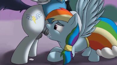 Hentai Flying Nerd: Soarins Sucking Adventure with Dashie