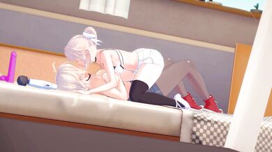 Sapphic Passion Between Two Lovely Ladies