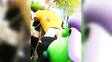 Alices Anal Adventure: Shooting Peas with a Angle of 1 Degrees