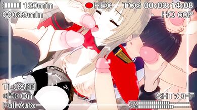 After Sento got lost in the woods, she found herself surrounded by horny guys