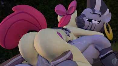 Zecora's Explosive Threesome with Sweetie Belle and her friends!