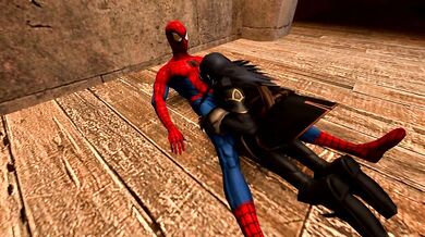 Spider-Man's Cum Sliding Down Lucina's Tight Ass
