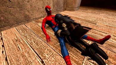 Spider-Man's Cum Sliding Down Lucina's Tight Ass