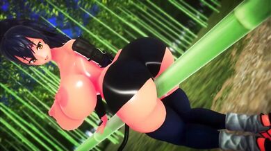Manyuu Chifusa's Hourglass Expansion with Helium Masturbation