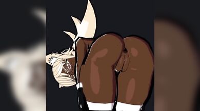 Bend over and show your butt while you spin the wheel of pleasure.