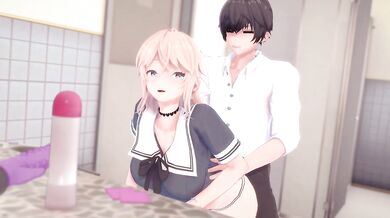 The Slippery Slope - A Bathroom Sex Romp