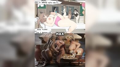 Natasha the Futa Dominates Sindel with her Wet Intense Squirts