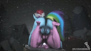 Santa's Hardcore Trap Orgy in the North Pole!