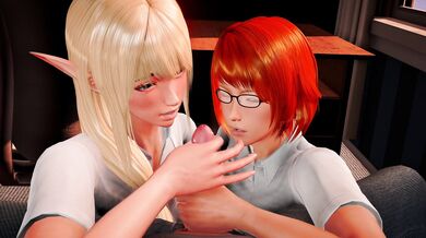 Double Teamed by Seductive Lasses