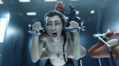 Mauling Padmé's Pregnant Pussy: A Star Wars Hentai Adventure