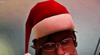 S4: Santa's Sexy Elf Fucks Hard and Gets Creamed!