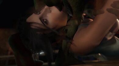 Lara Croft's Swollen Clit Invades the Goblin Kingdom and Cums Over All of Them in a Splattery Mess