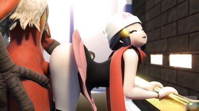 Pokegirl Sex Fest After Battle: Blaziken's Hat-tastic Cumblast