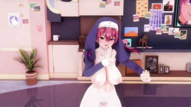 Hentai Princess MingJa in the Kingdom of Cumming! Take off half of your Nun!