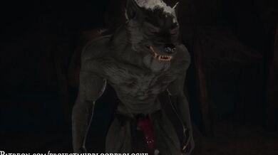 Werewolf Monster Fucks Mudblood in 'MudBlood Prologue' Version 0.68.3.8