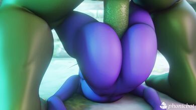 Orc Dick Penetrates Tyrande's Wet Snatch to the Depths [PhonicBot]