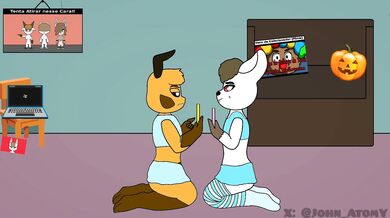 Dual Penetration by Two Barely Legal Twinks with a Transsexual Fetish