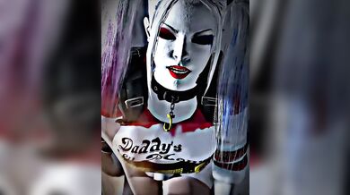 (Female-to-Male Transformation) Harley Quinn versus the Insane Physician (Wrestling in Spandex)