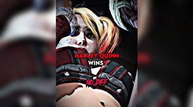 (Female-to-Male Transformation) Harley Quinn versus the Insane Physician (Wrestling in Spandex)