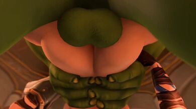 Orc Bred Alleria Windrunner's Pussy