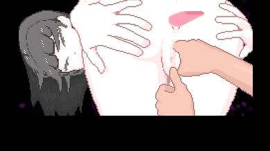 Pixellated Sara's Bustling Market Boobtastic Pornventure