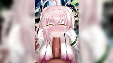 '"Hanako in a Swimsuit Gives Blowjobs" and Receives Plenty of Milk from Her Succulent Mouth with the Help of Yukkyyukimaros 18 Video'