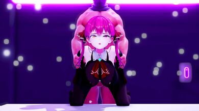 Twin-tailed Hotties Give Members Only Crew a Private Show at HMV [ブラン]