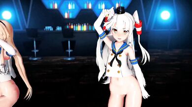 Amatsukaze and Shimakaze Take it to the Next Level in 'GenesisMMD' R18 MMD Animation