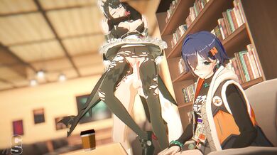Ellen and Rina's Lesbian Fuck Fest