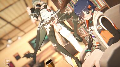 Ellen and Rina's Lesbian Fuck Fest