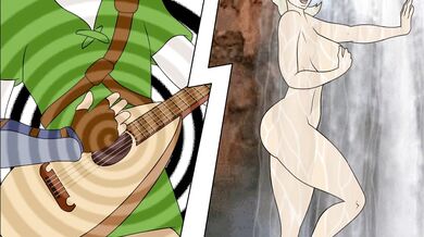 El legendario Link y la hermosa Princesa Zelda tienen un romántico y apasionado encuentro sexual en una tarde cálida y aterciopelada, en español.