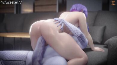 Tits, Ass and Pussy Galore! Widowmaker & Juno's Lesbian Love Quest